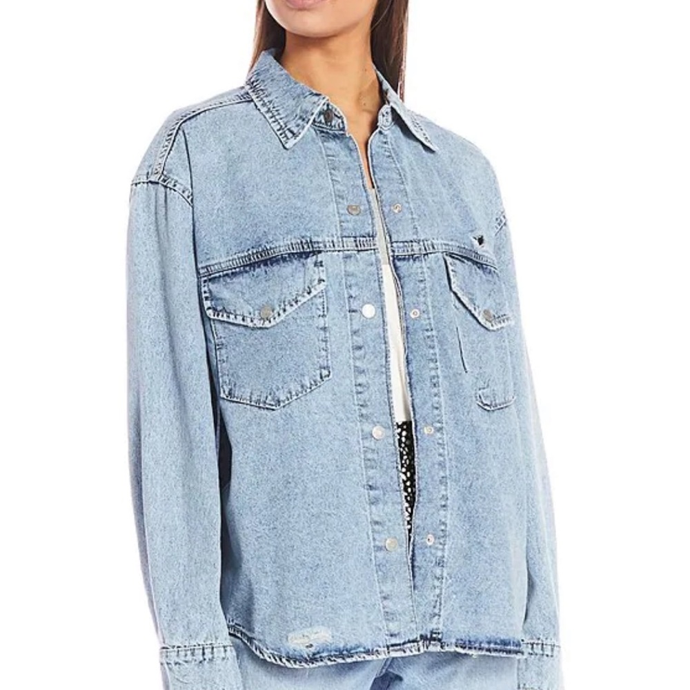 Ymi oversized denim shacket